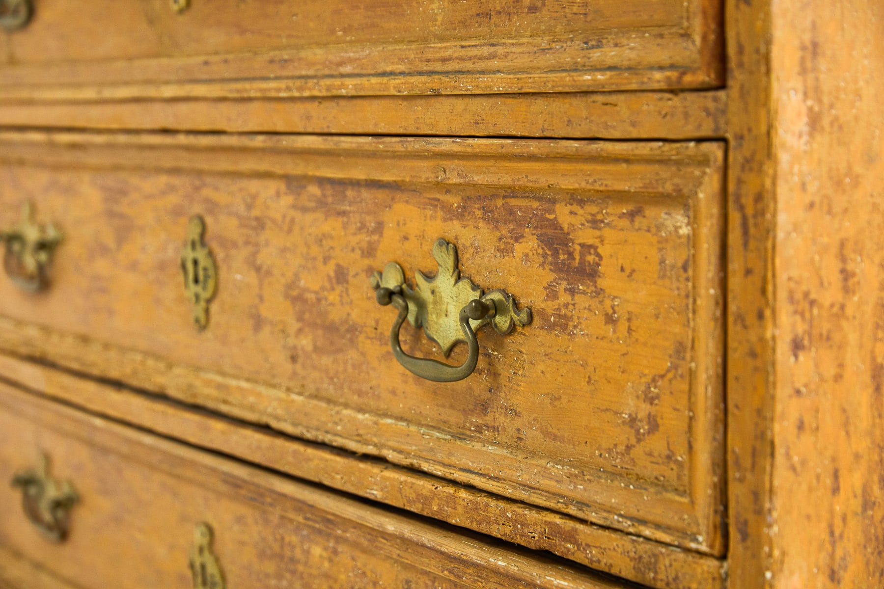 SOLD, 18th Century Painted Cabinet