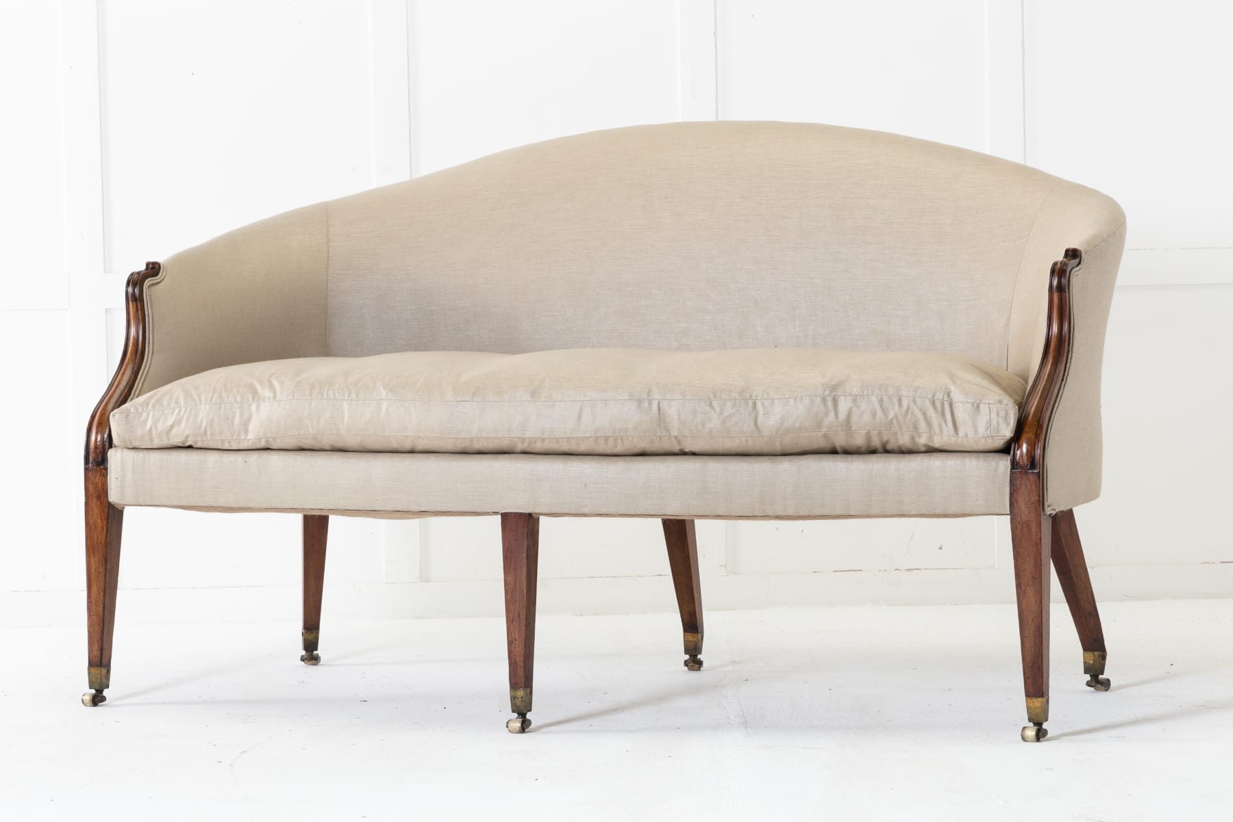 18th Century George III 'Hepplewhite' Mahogany Sofa