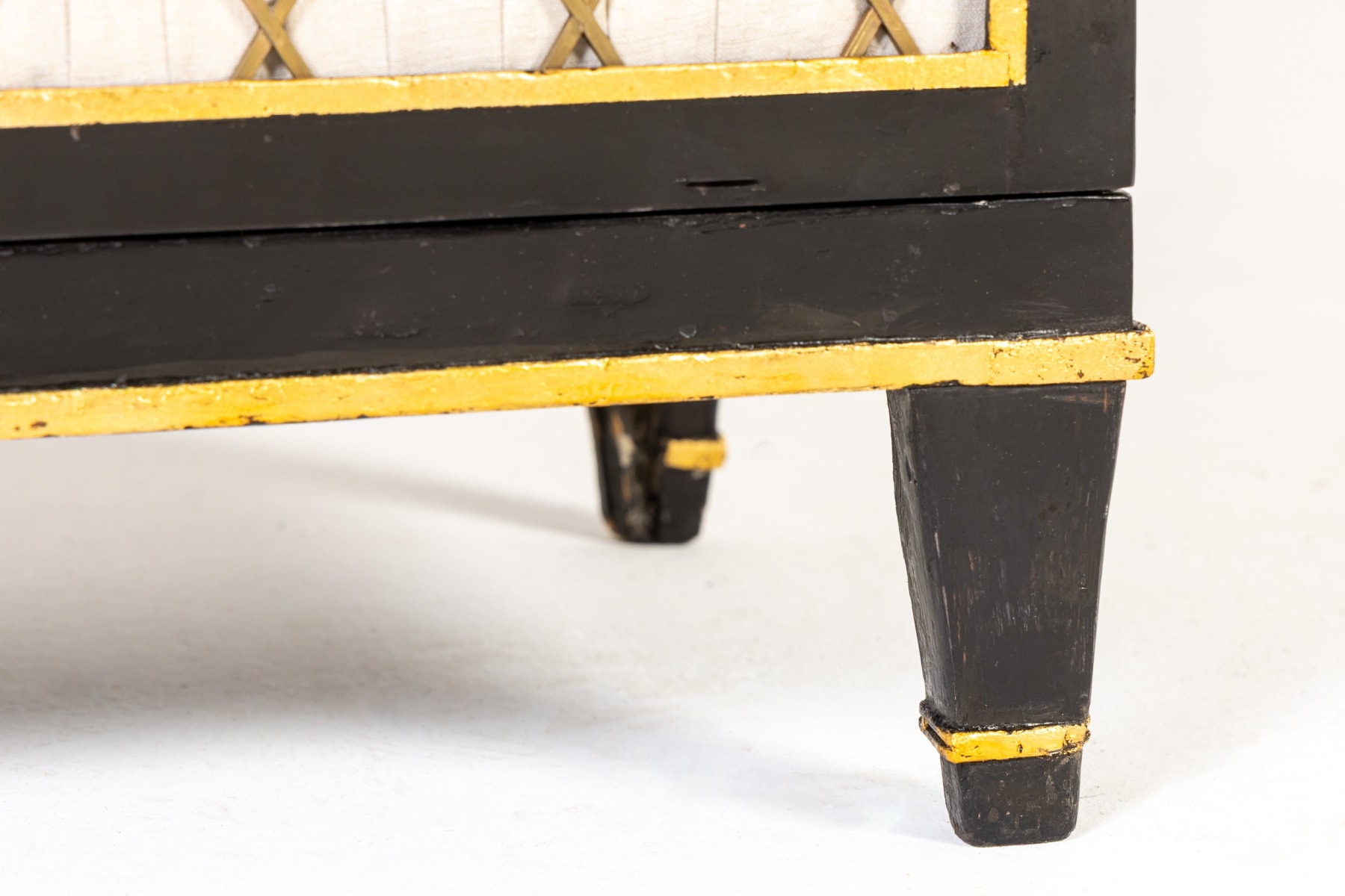 19th Century English Regency Ebonised Cabinet