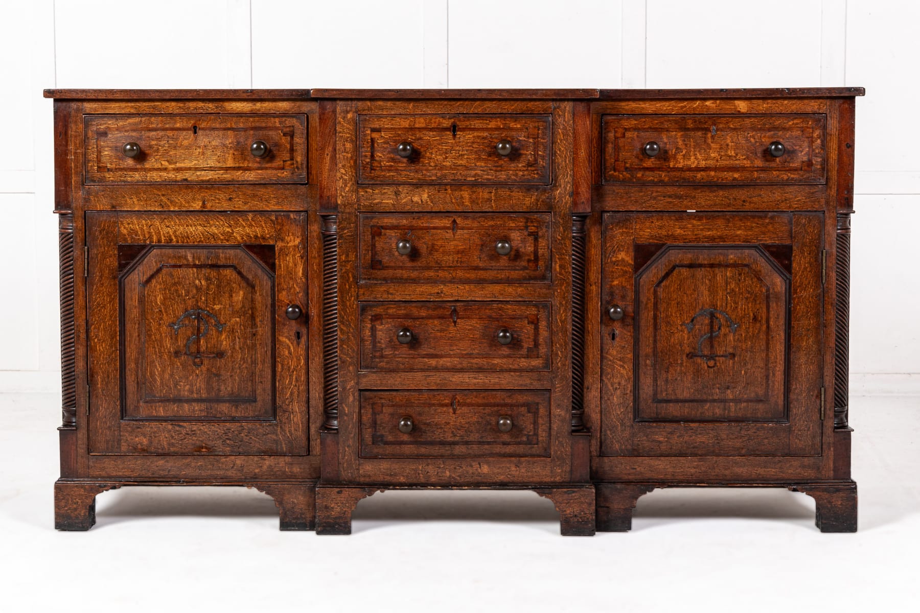 18th Century Oak Dresser Dresser Base