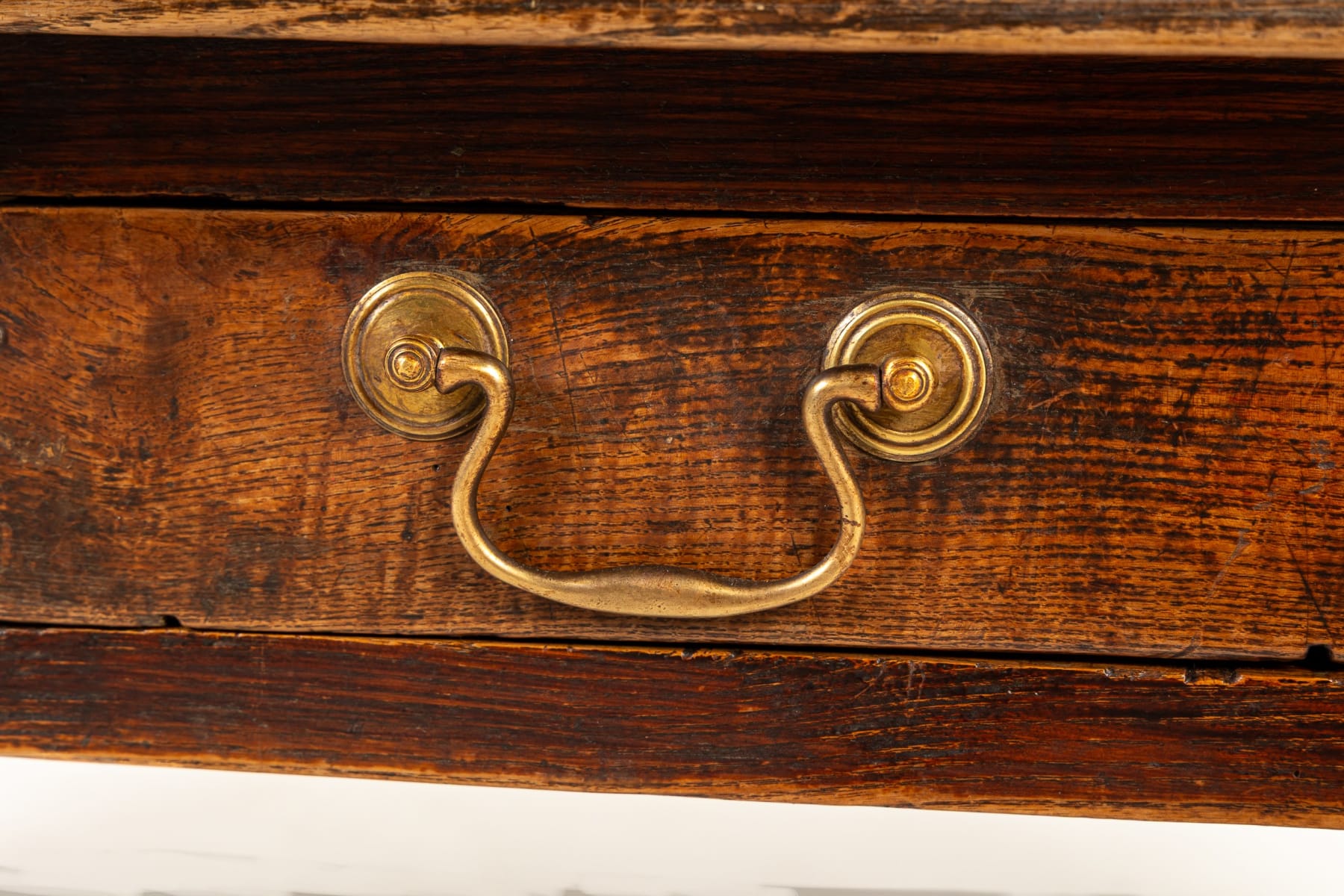 19th Century English Oak and Ash Farmhouse Table