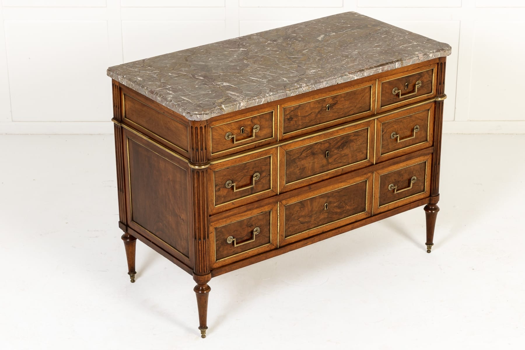 18th Century French Walnut Commode