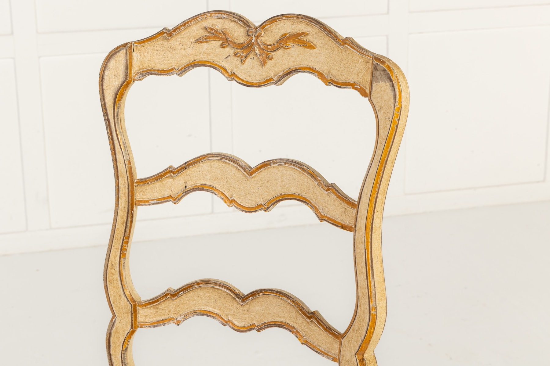 Set of Eight French Painted Chairs c.1940