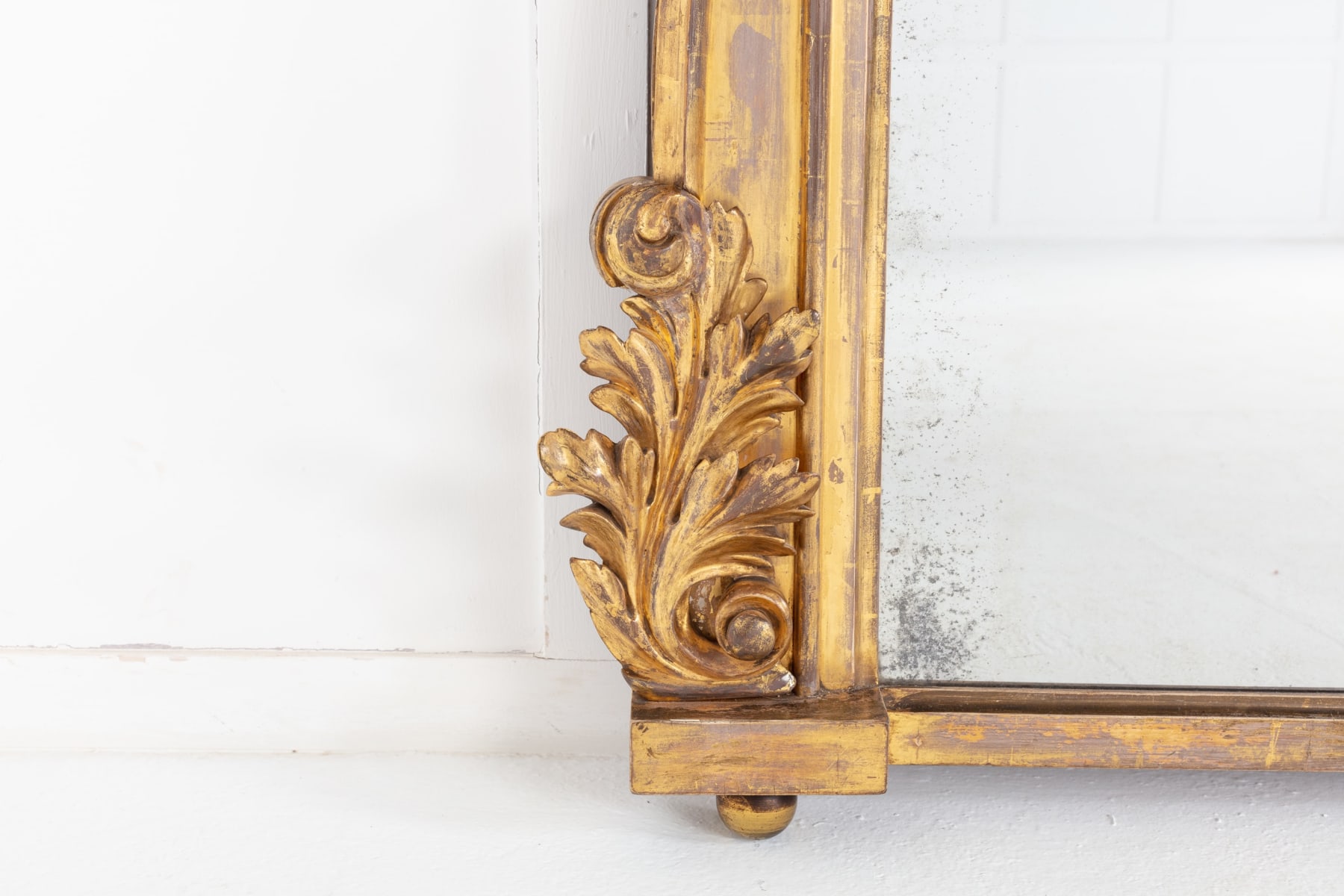 SOLD, Regency Giltwood Overmantel Mirror