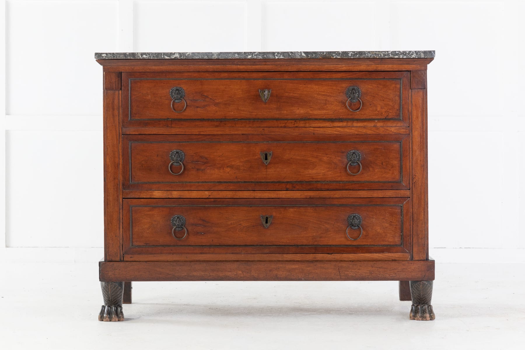 SOLD, 19th Century French Commode with Marble Top