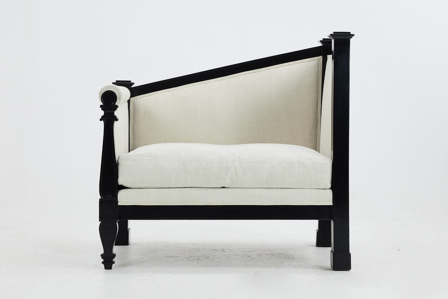 Early 19th Century French Ebonised Sofa