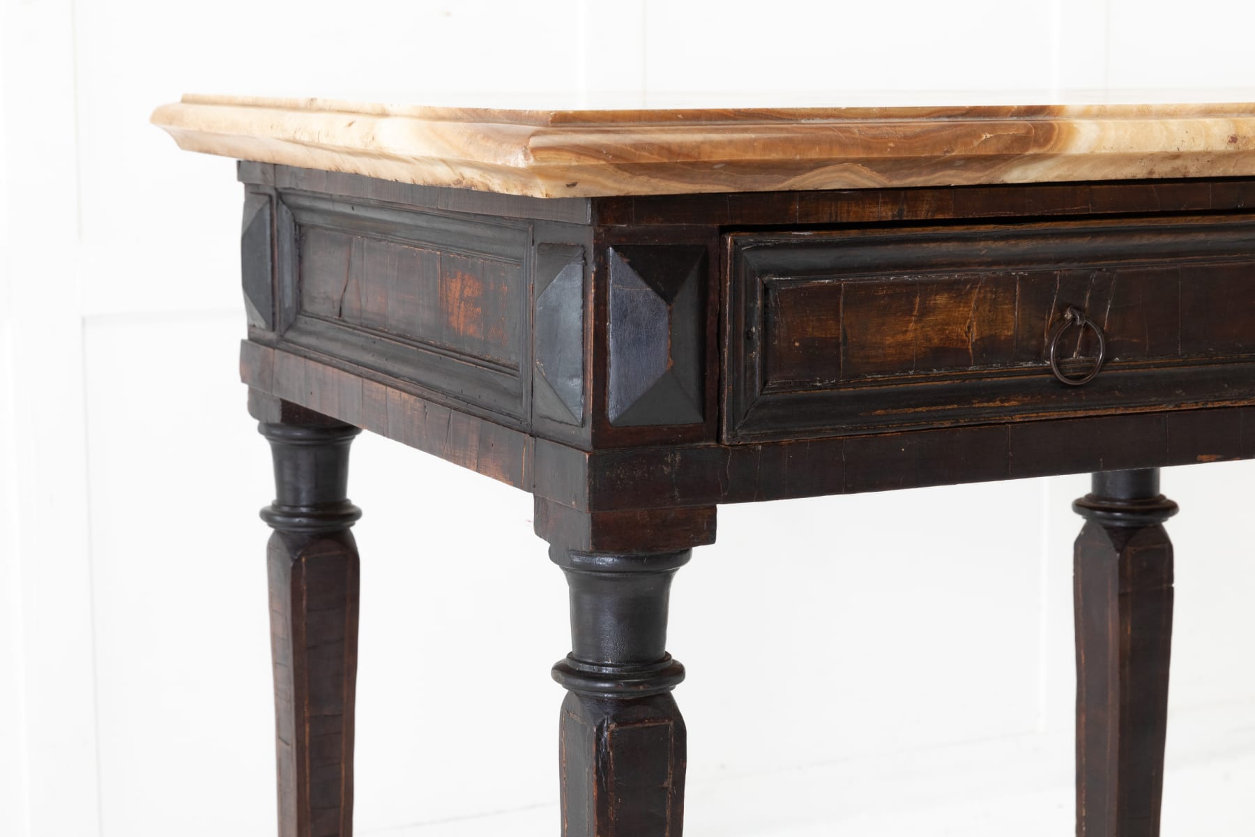 17th Century Italian Walnut Side Table