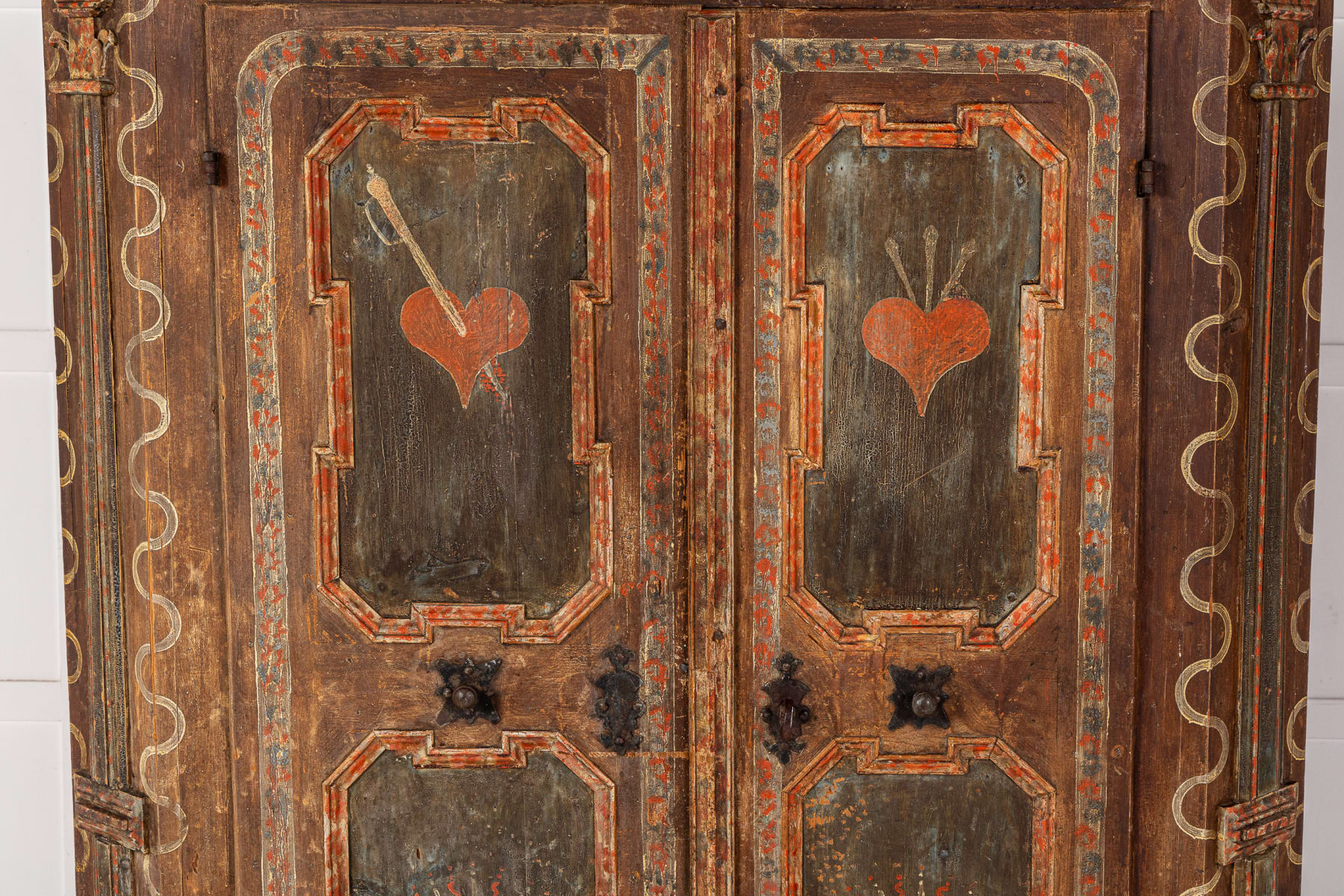 18th Century Austrian Painted Cabinet