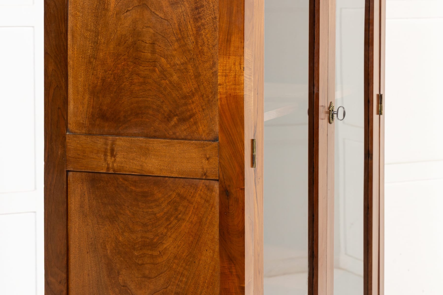 Pair of 19th Century Italian Walnut Bookcases