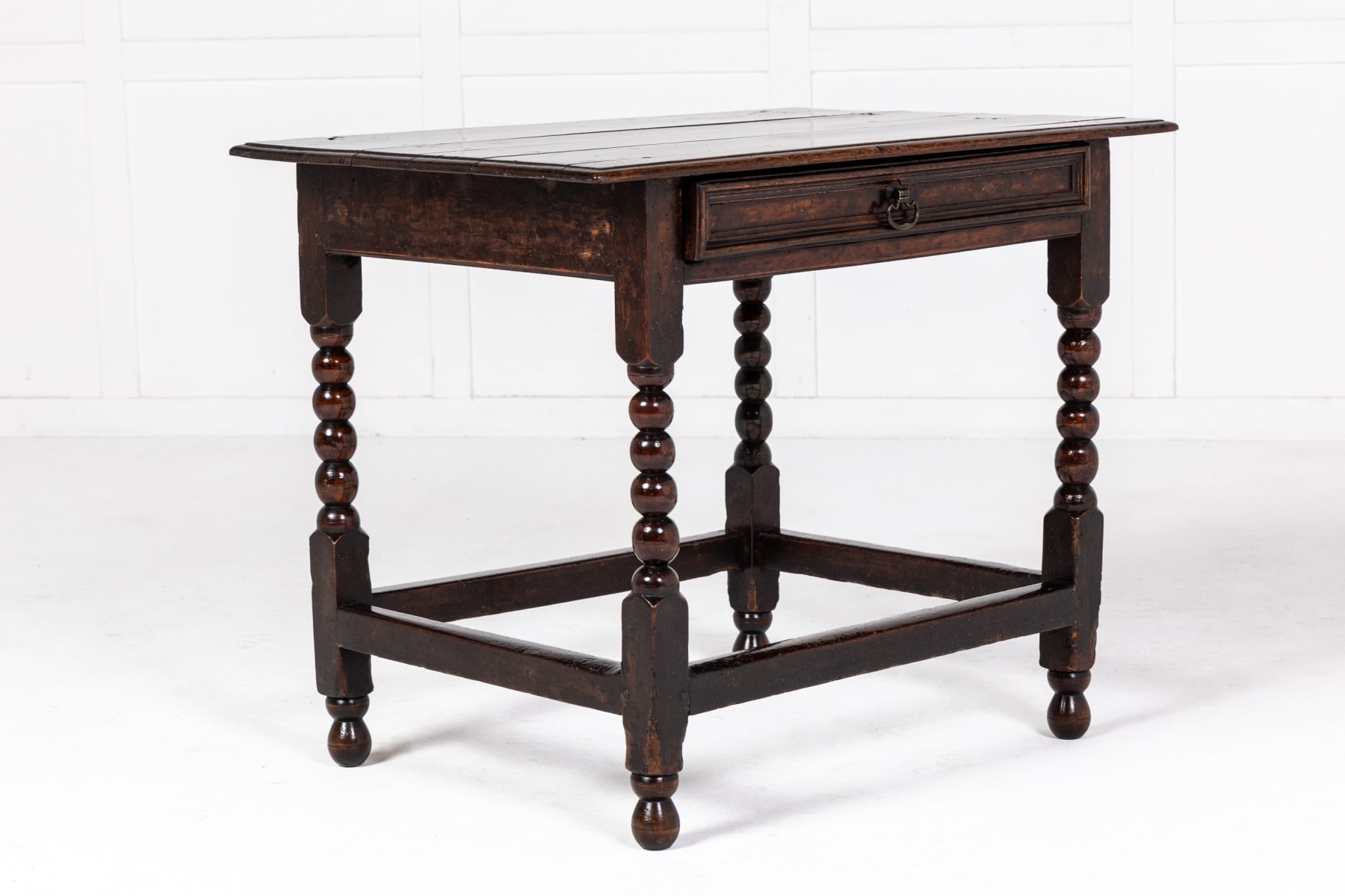 Small 17th Century English Oak Side Table