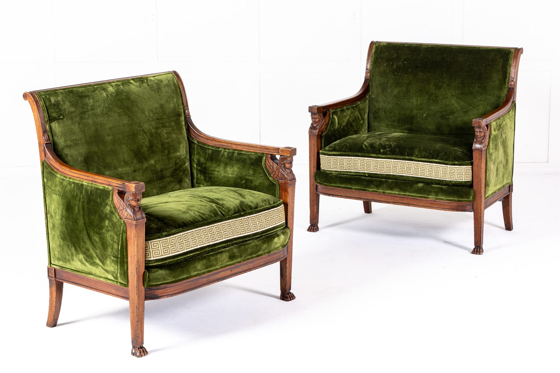 Pair of 19th Century French Love Seats