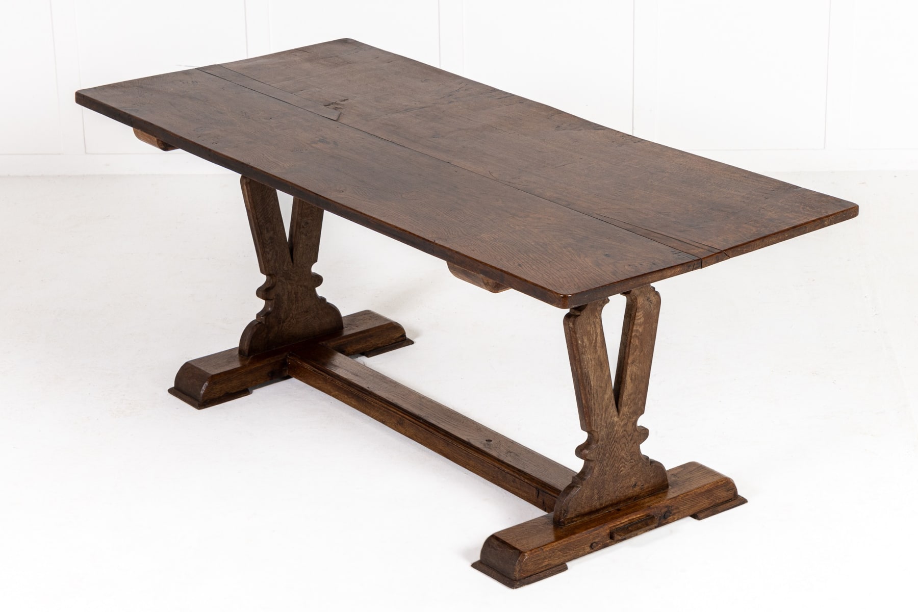 Early 20th Century English Oak Refectory Table