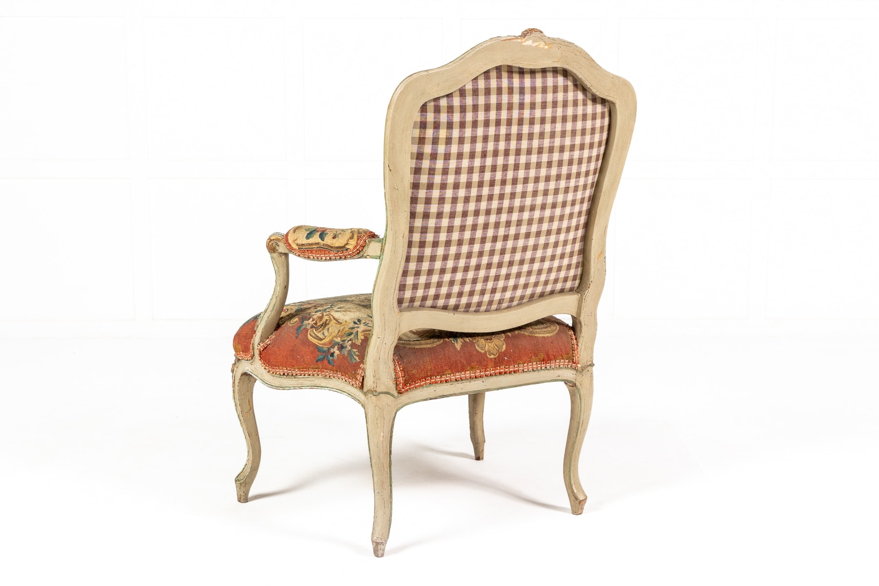 Pair of 18th Century French Abusson Tapestry Chairs