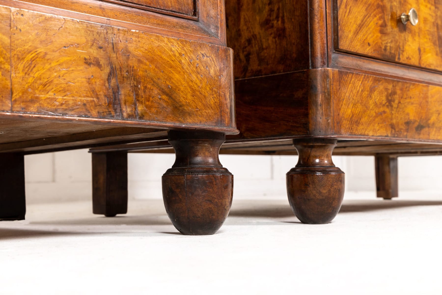 Pair of Early 19th Century Italian Walnut Commodes