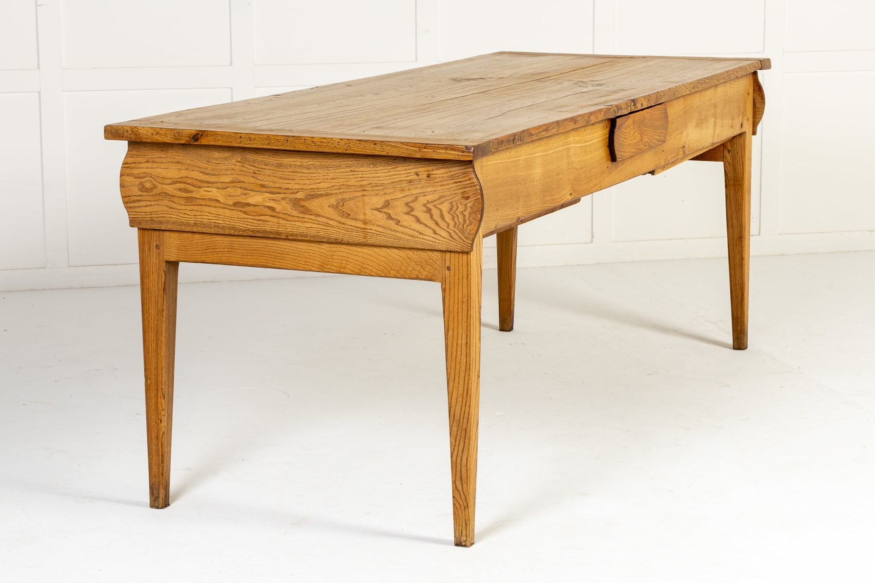 19th Century French Ash Farmhouse Table