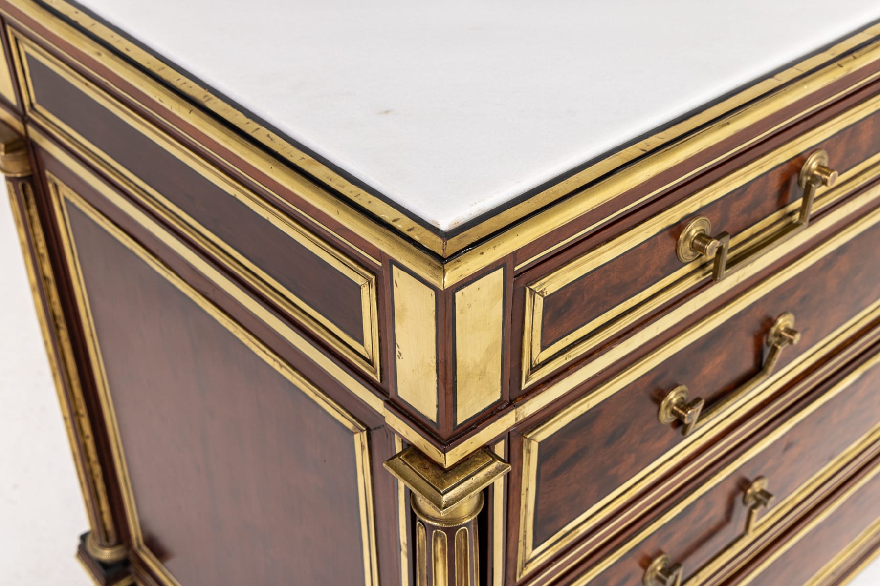 18th Century Louis XVI Period French Mahogany Commode