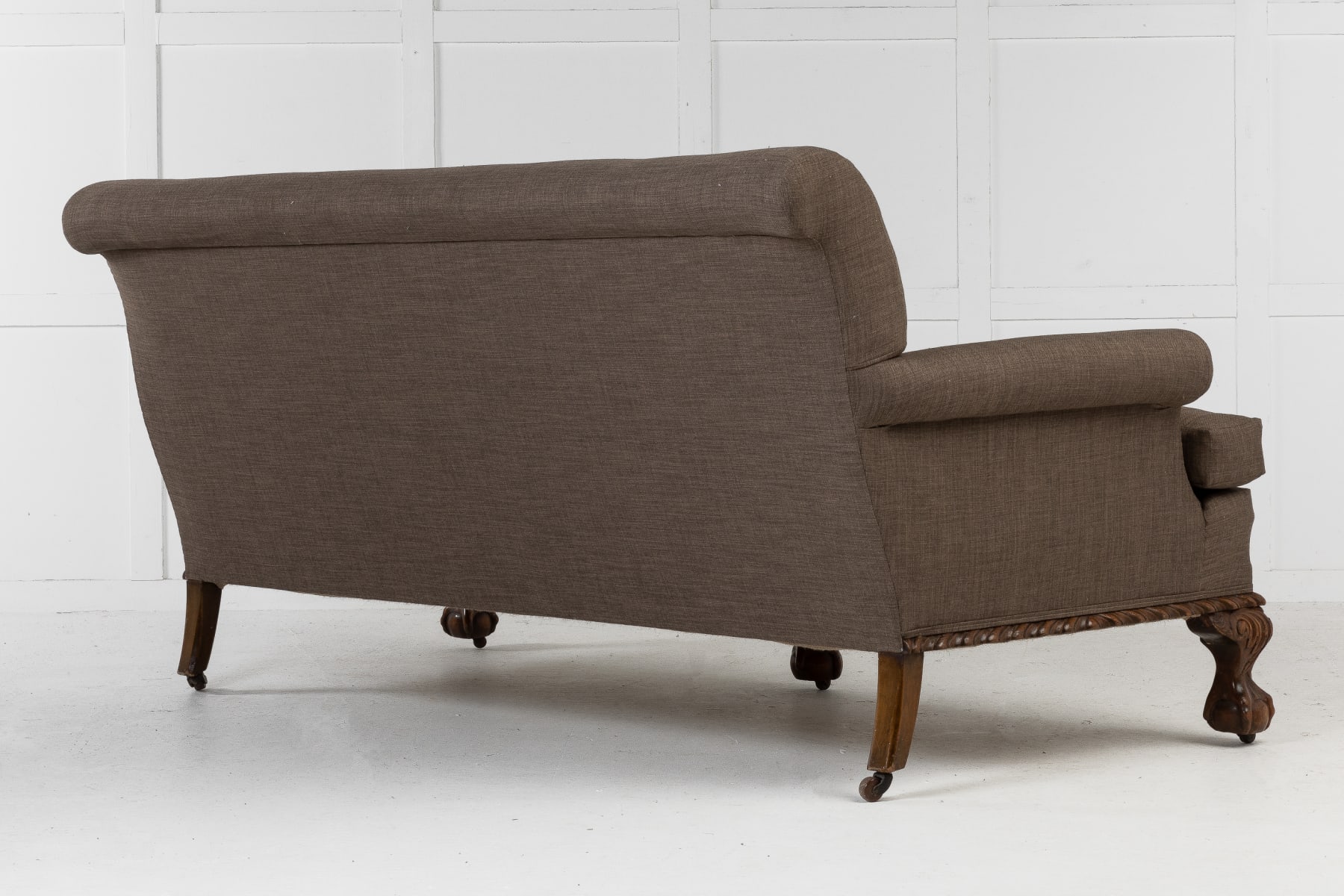 SOLD, Large 1930s English Mahogany Sofa