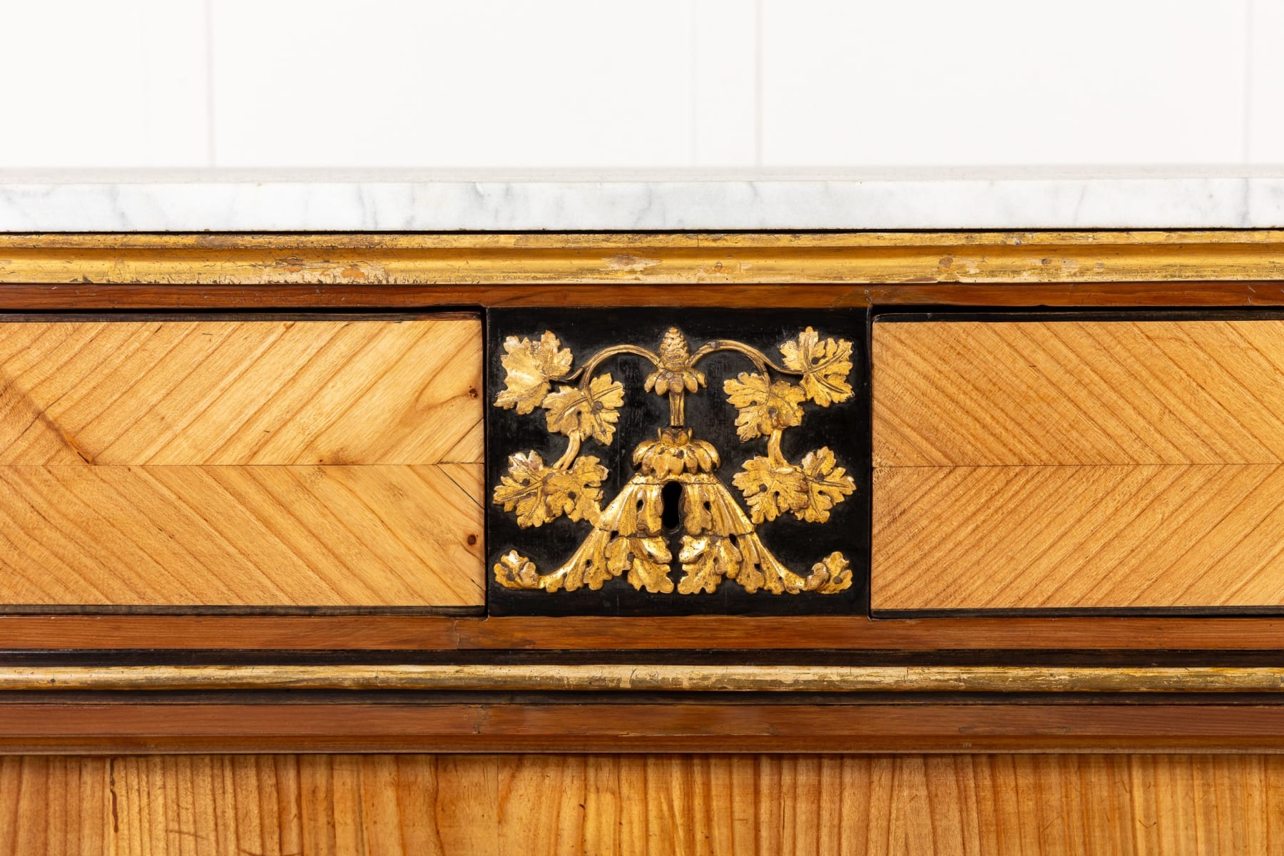 Pair of 18th Century Italian Yew and Cherrywood Commodes