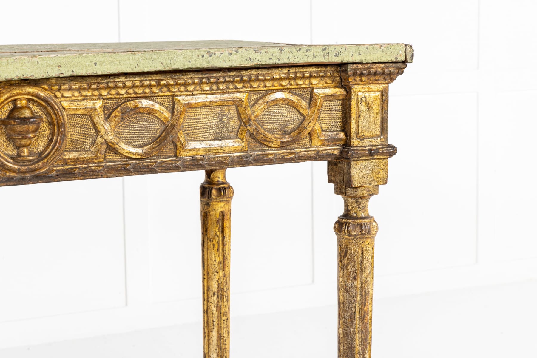 18th Century Italian Giltwood Console Table