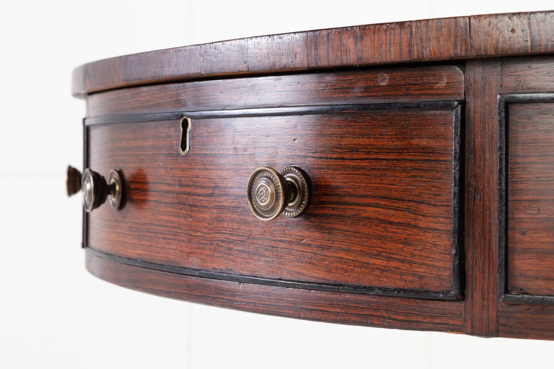 SOLD, 19th Century English Regency Drum Table