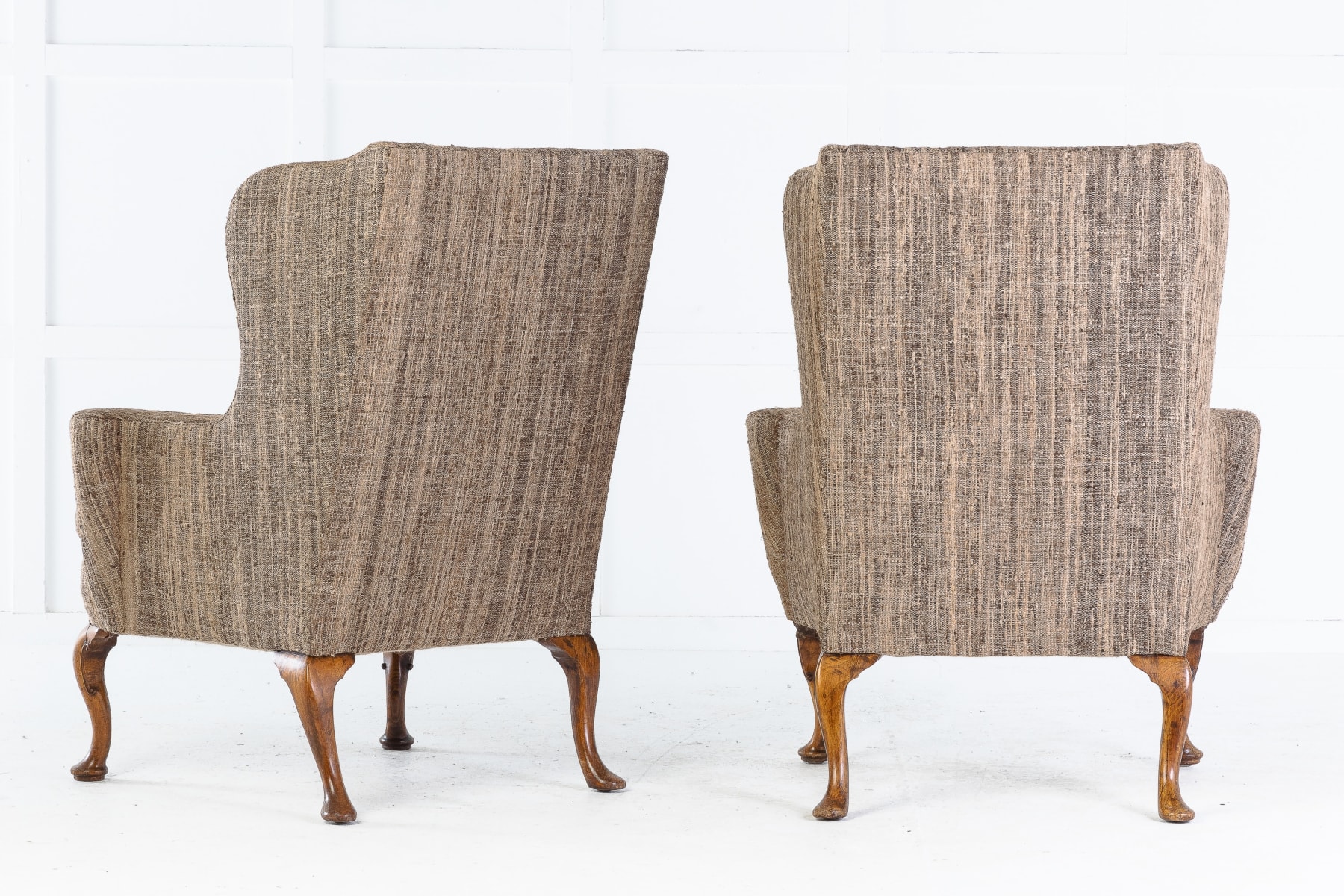 SOLD, Pair of 1930s English Wing Armchairs