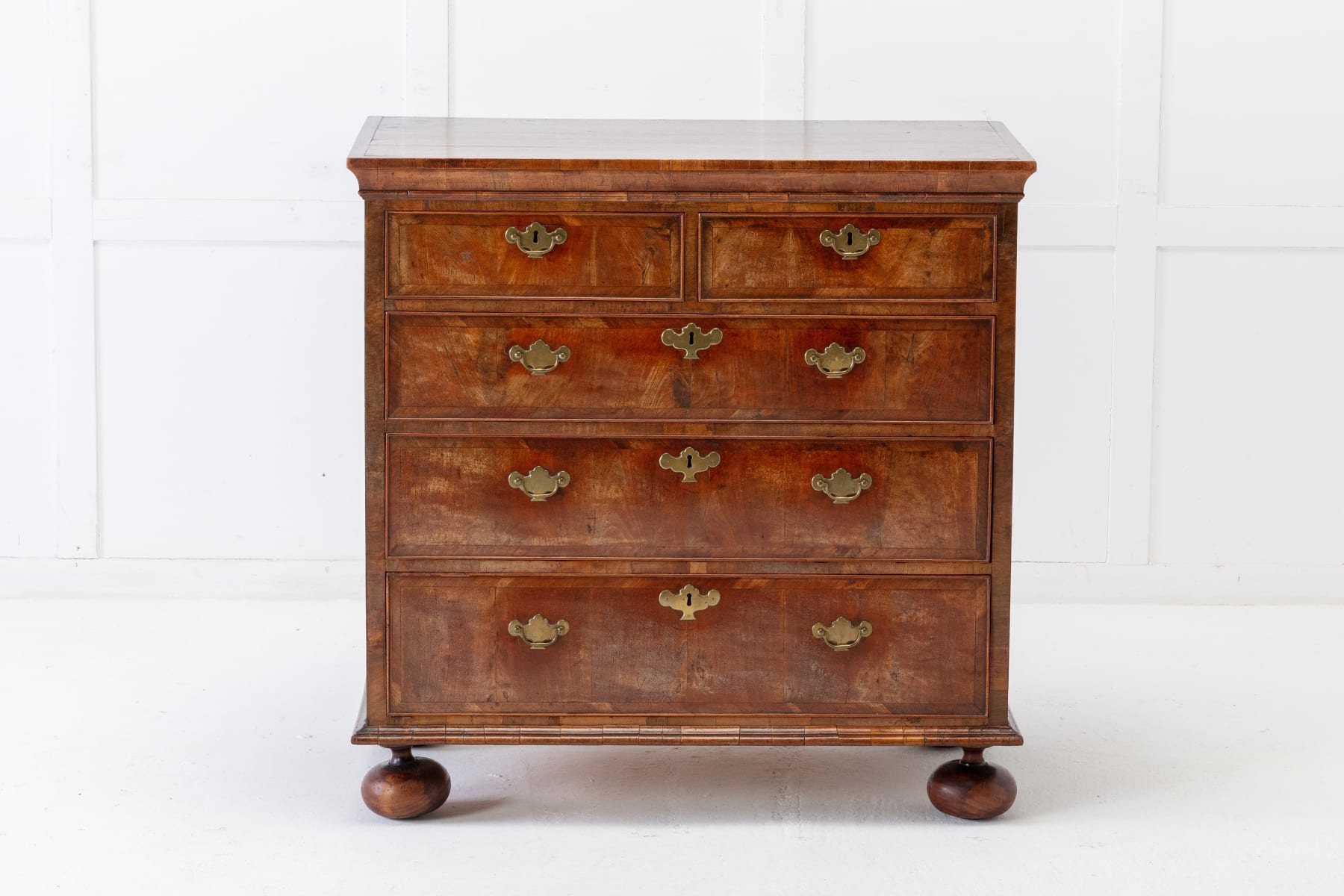 SOLD, 18th Century Queen Anne Walnut Chest of Drawers