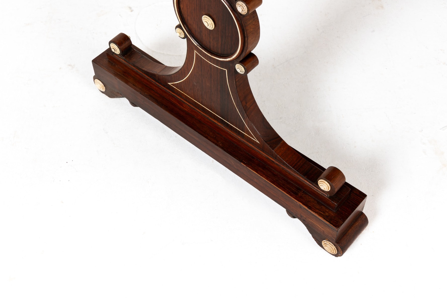 19th Century English Regency Rosewood Library Table