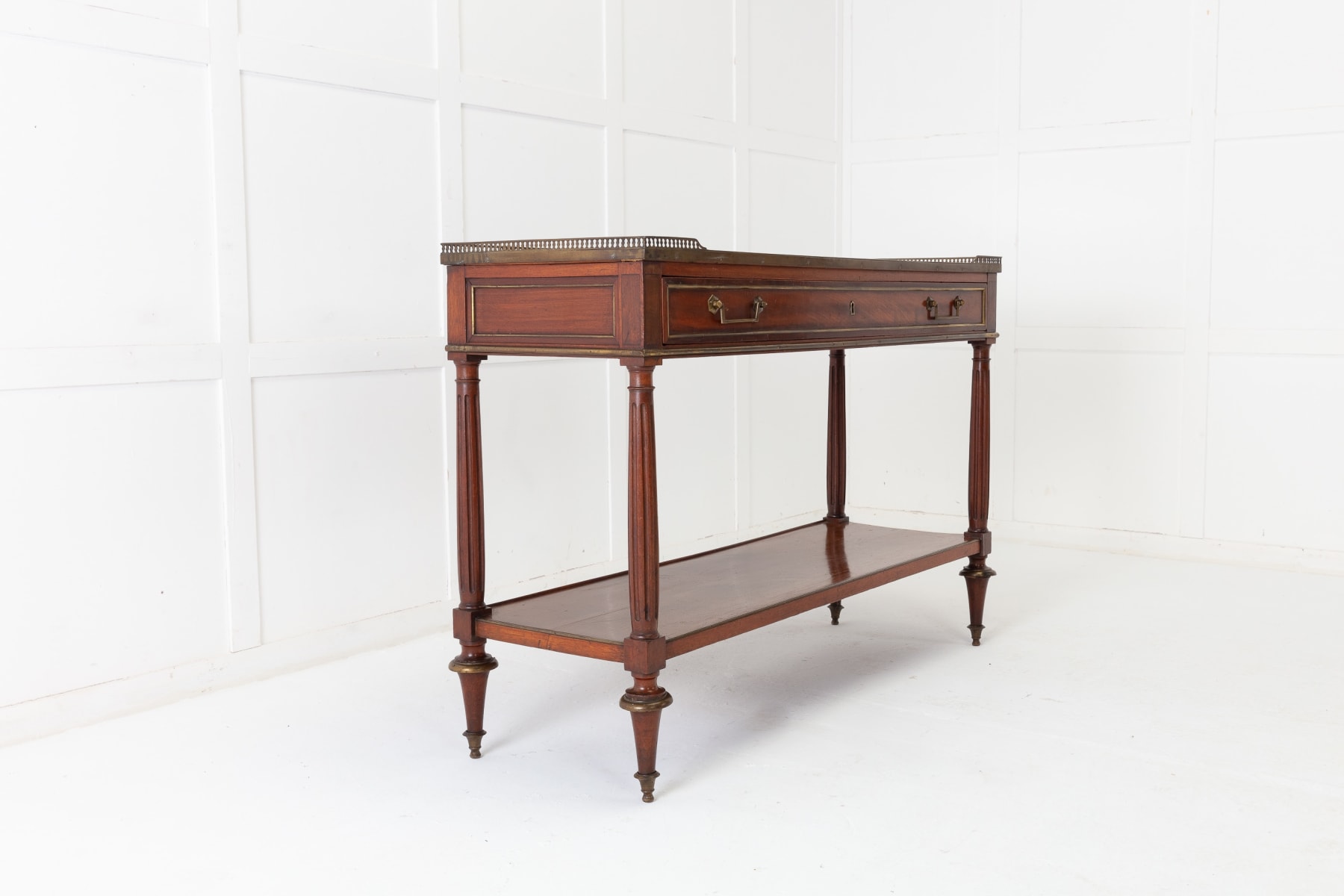 19th Century French Mahogany Console Table