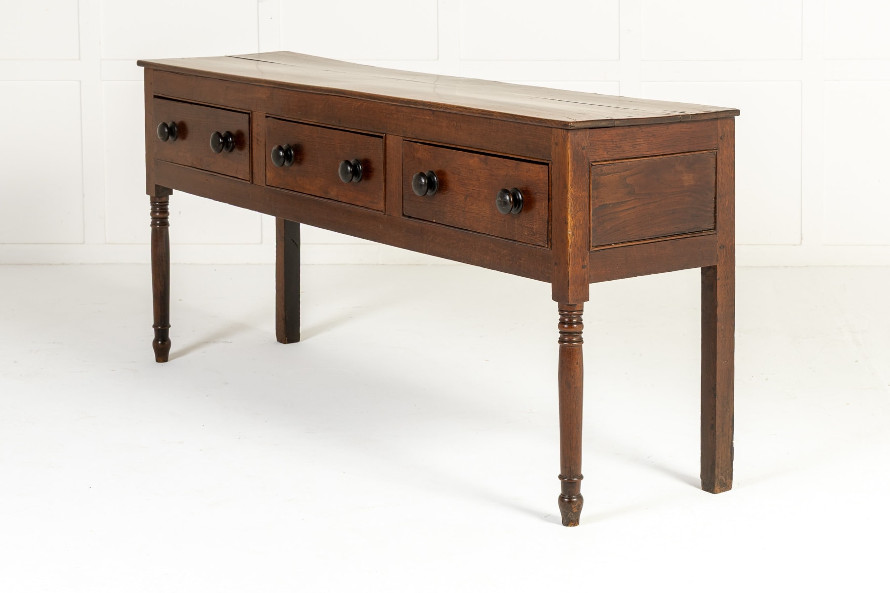 19th Century English Oak Dresser Base