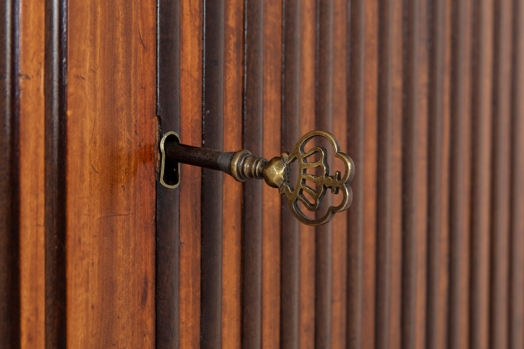 18th Century Dutch Tambour Cabinet