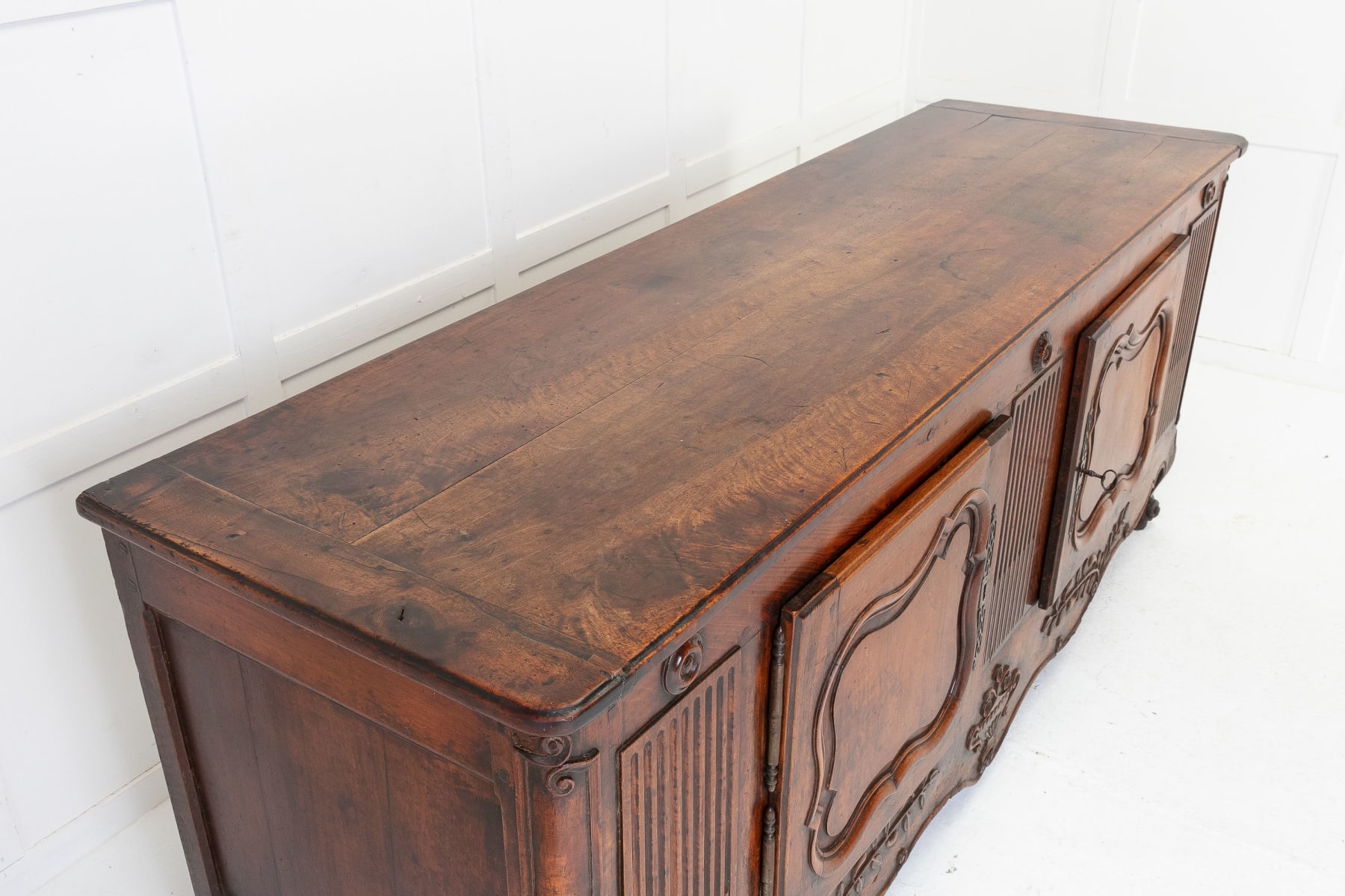 Large 18th Century French Walnut Enfilard