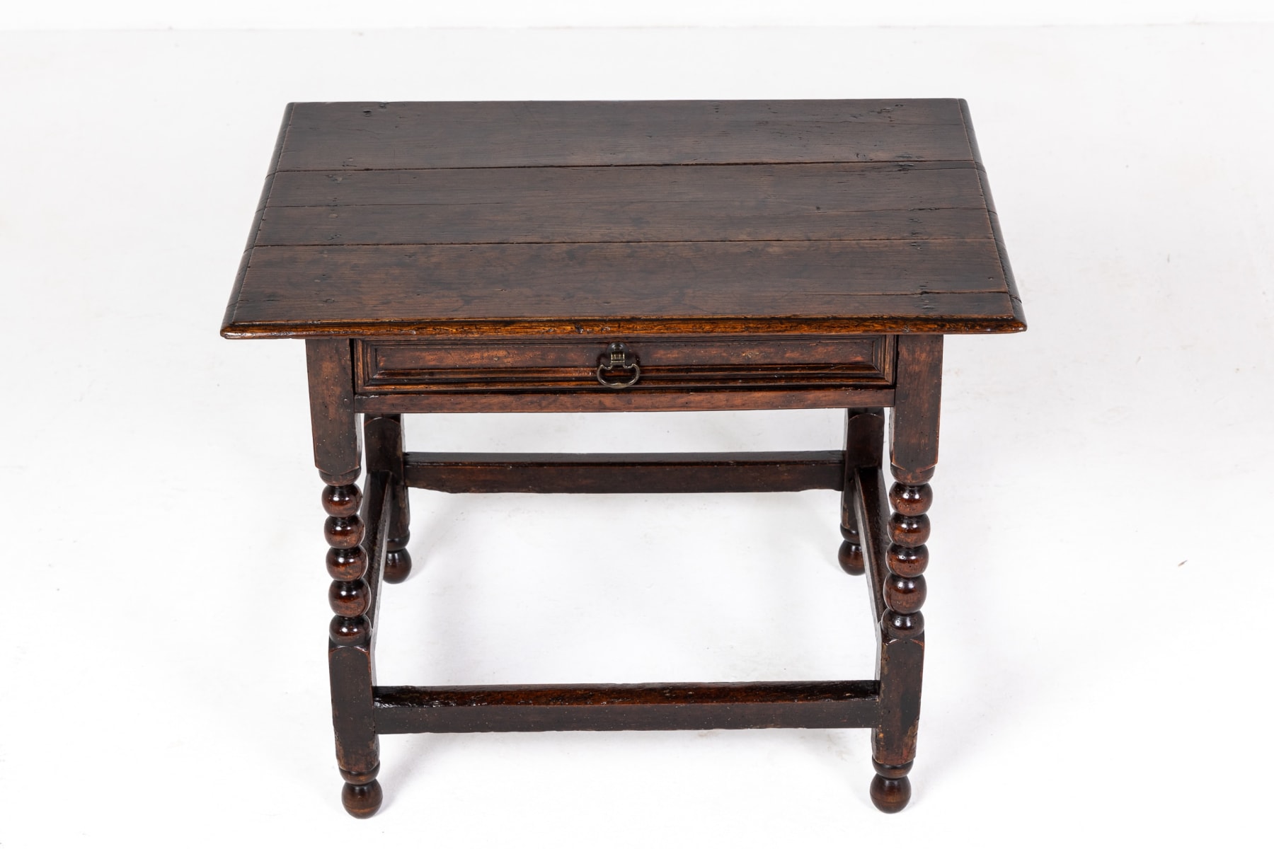 Small 17th Century English Oak Side Table