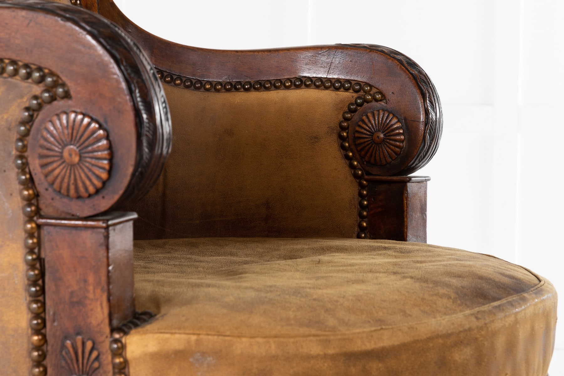 SOLD, Early 19th Century French Swivel Desk Chair
