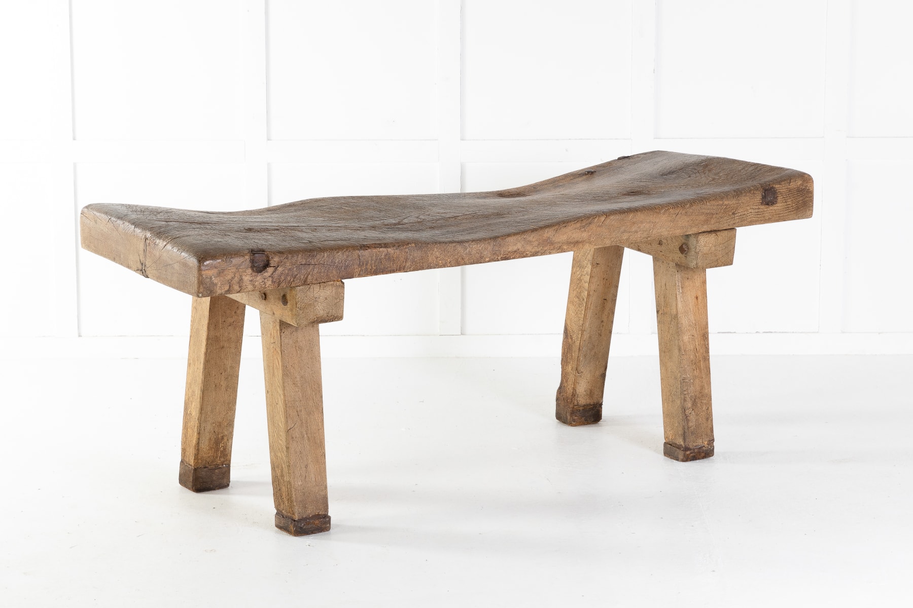 Rustic 19th Century English Chopping Block