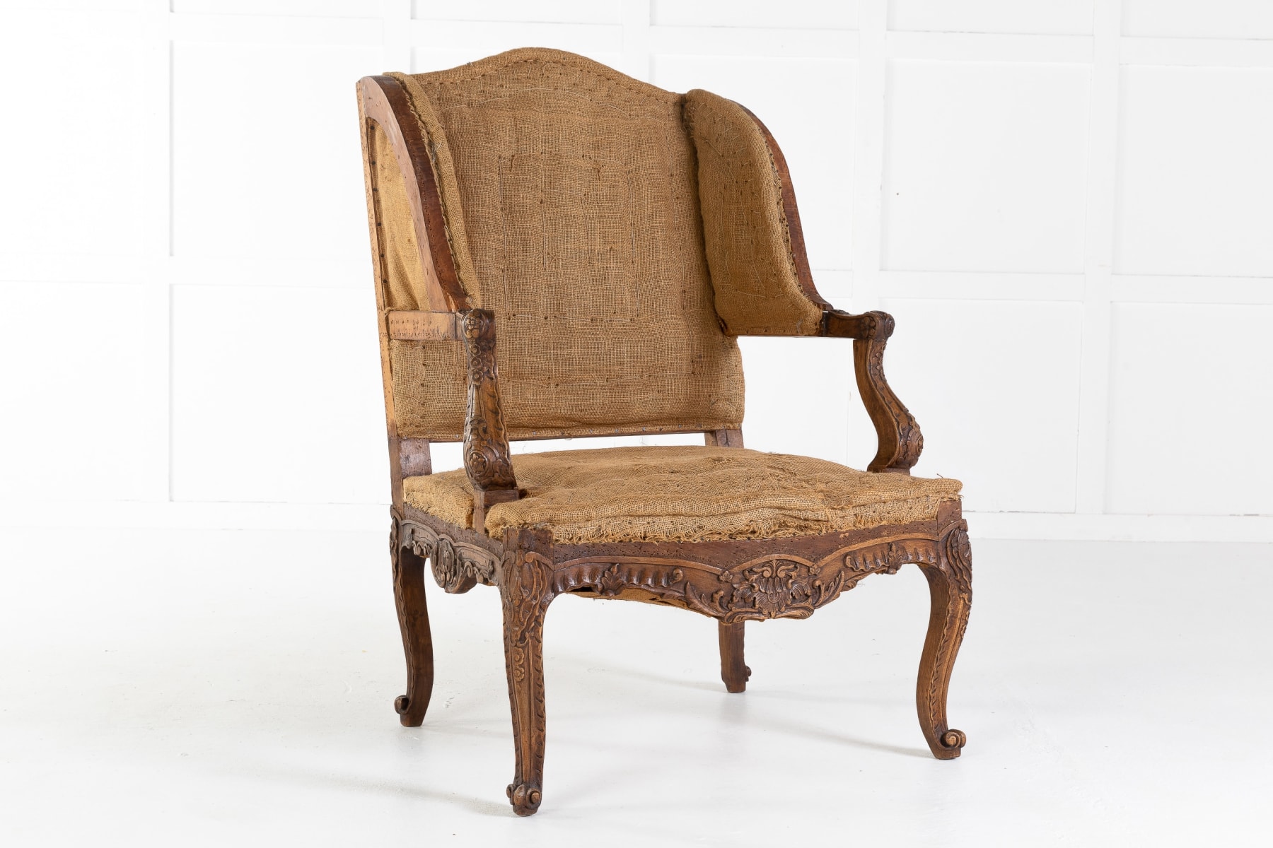 SOLD, Pair of 19th Century French Oak Armchairs