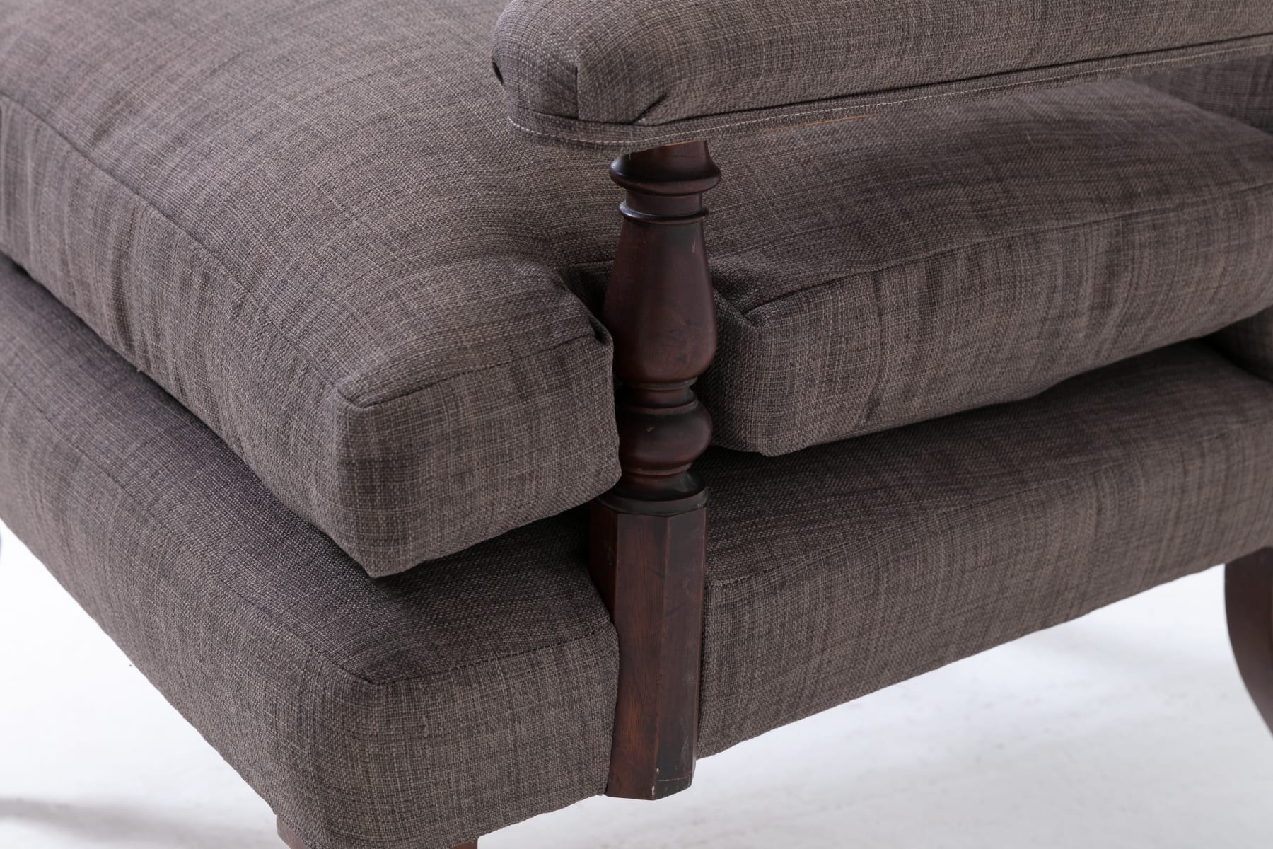 19th Century English Mahogany Armchair