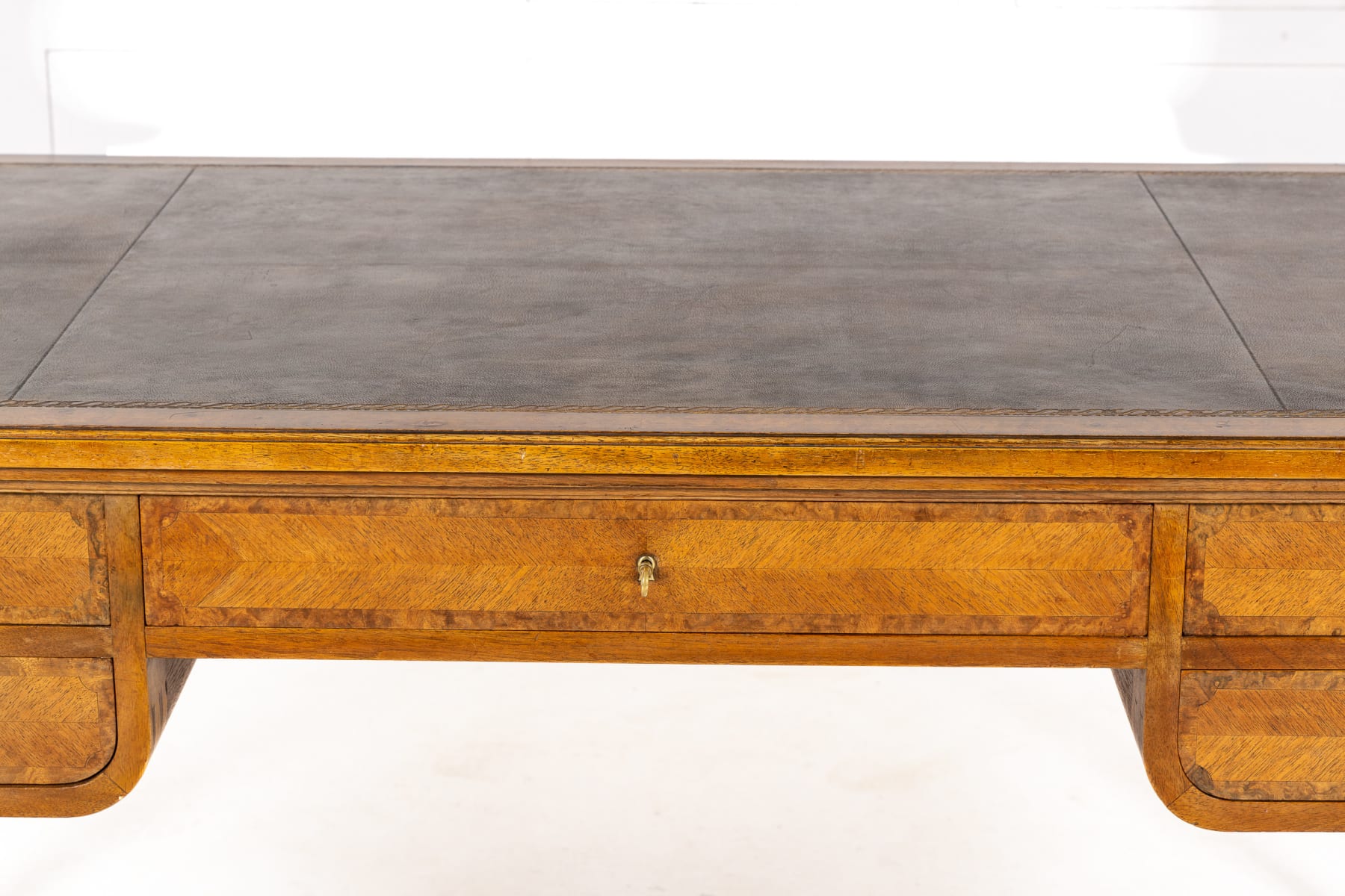 1930s French Walnut Bureau Plat