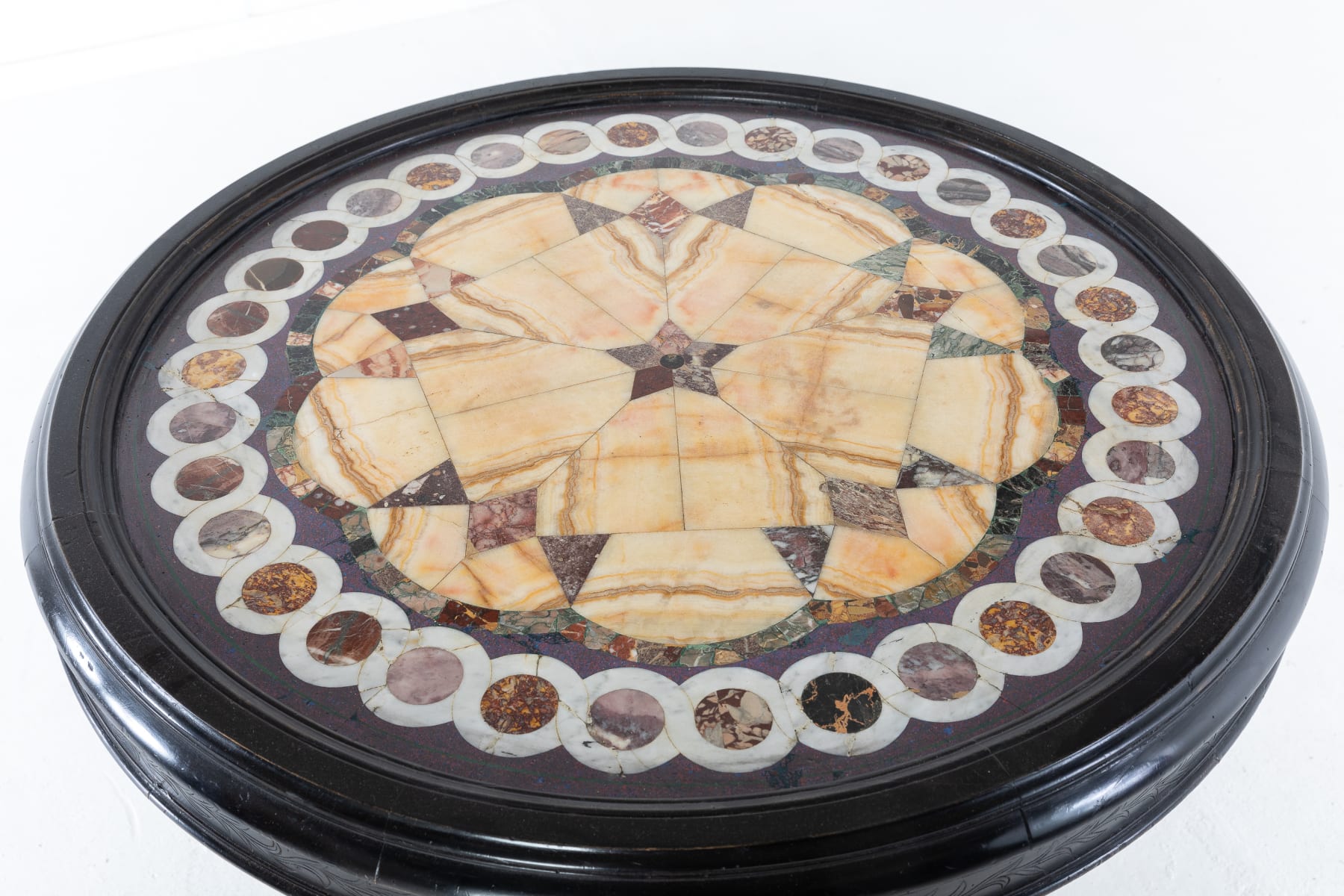 19th Century Specimen Marble Top Table