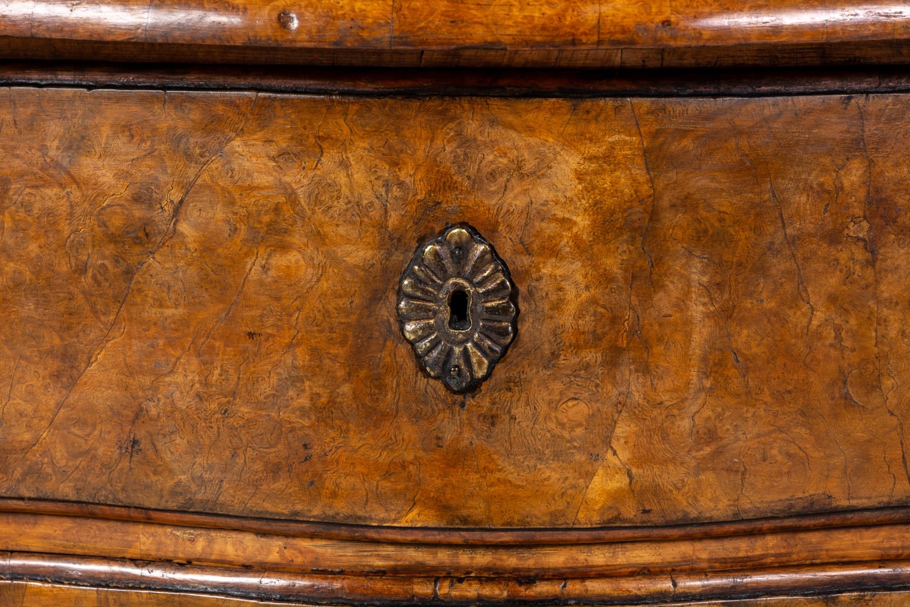 18th Century German Serpentine Commode