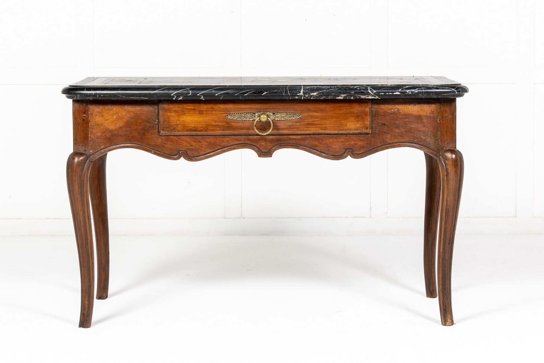 18th Century French Console Table with Marble Top