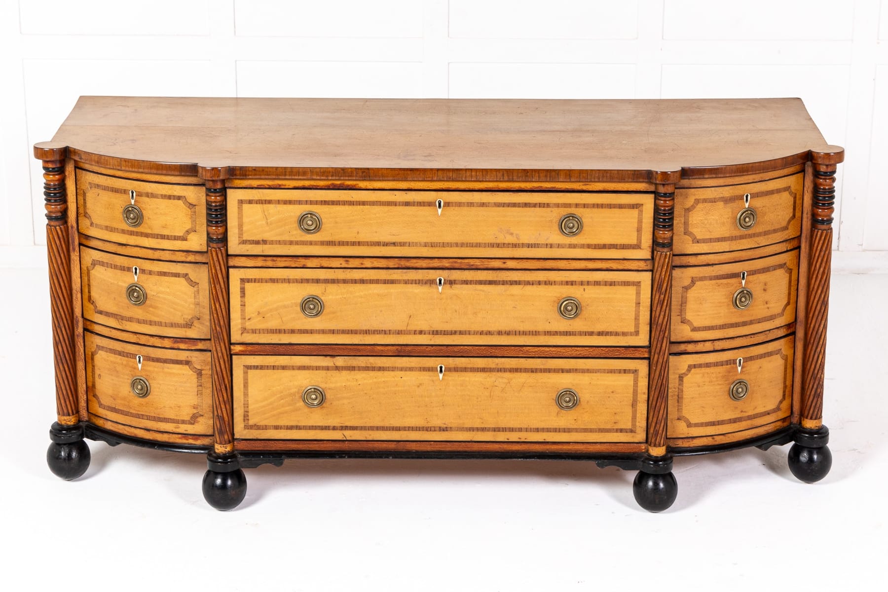 19th Century Lacewood Side Cabinet