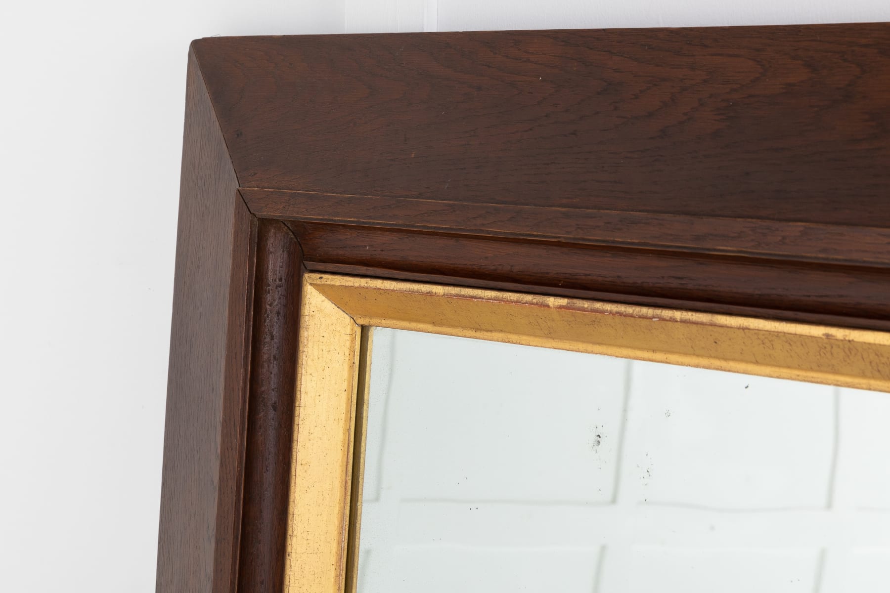 SOLD, 19th Century French Oak Mirror