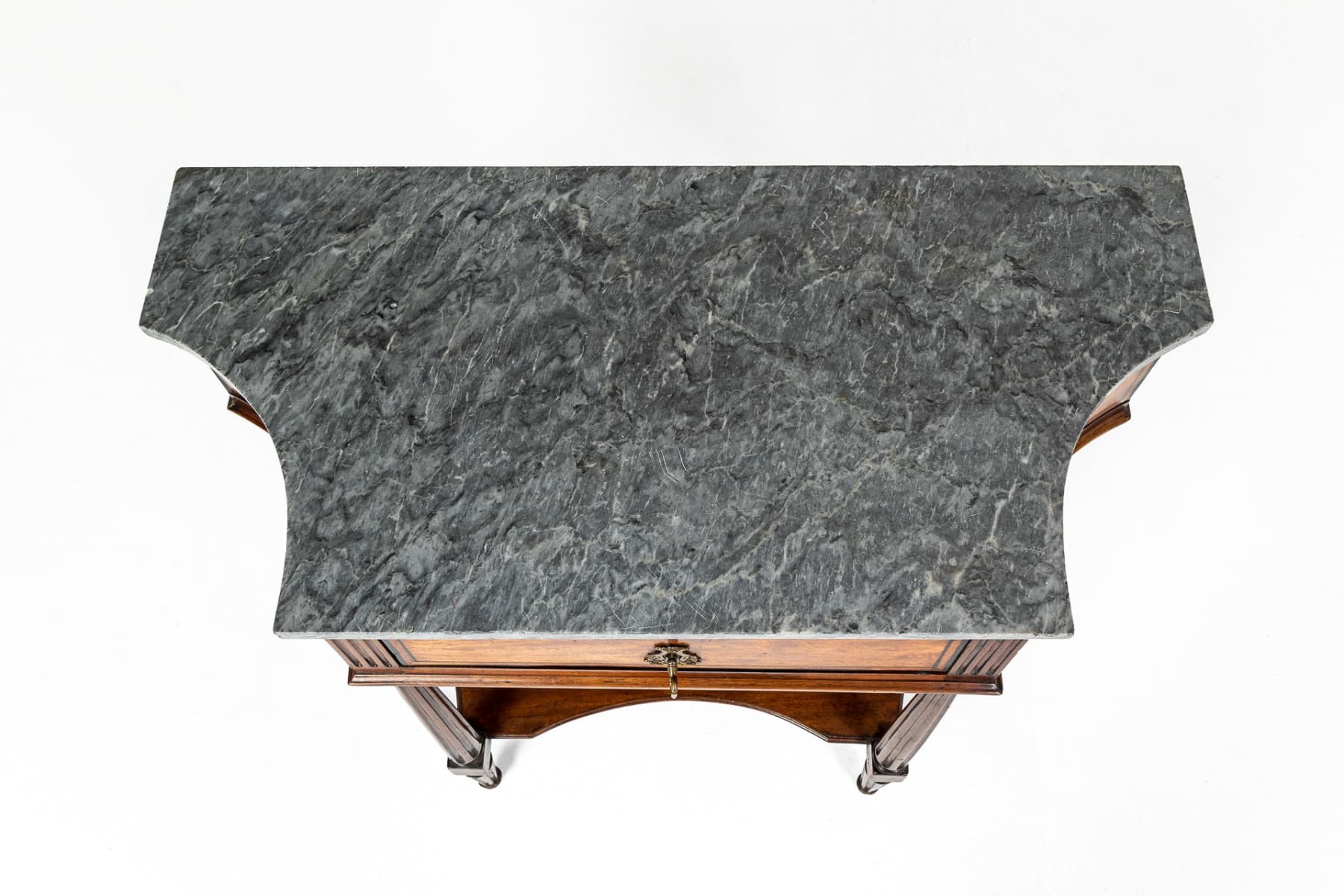 Early 19th Century French Walnut and Satinwood Console Table