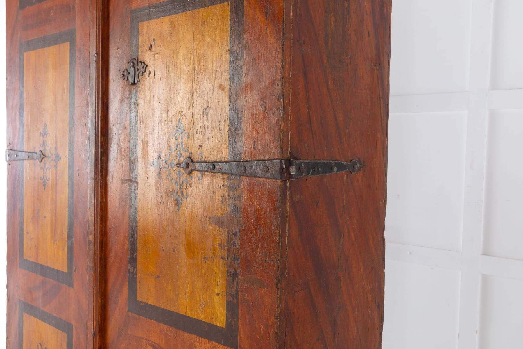 SOLD, 18th Century Spanish Painted Cabinet