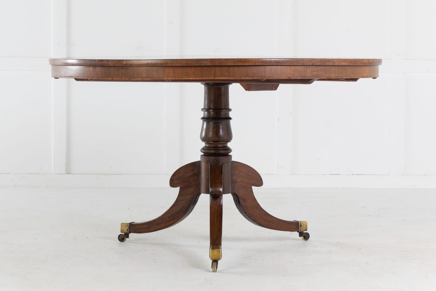 English Regency 19th Century Rosewood Circular Table