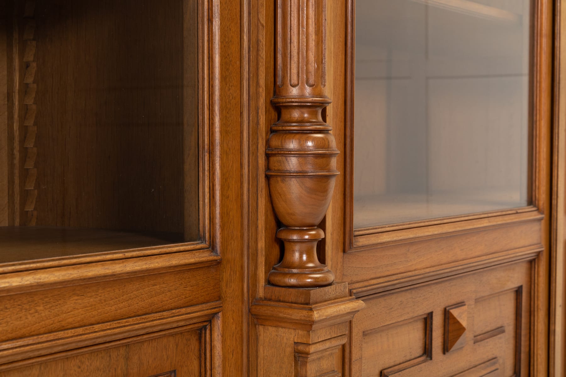 Large 19th Century Oak Bookcase