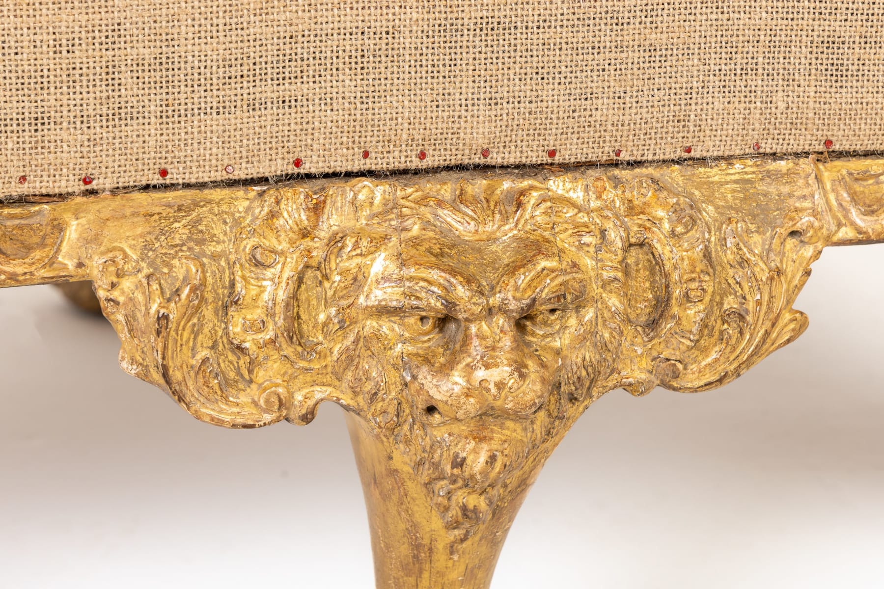 18th Century George II Period Giltwood Sofa (by Giles Grendy)