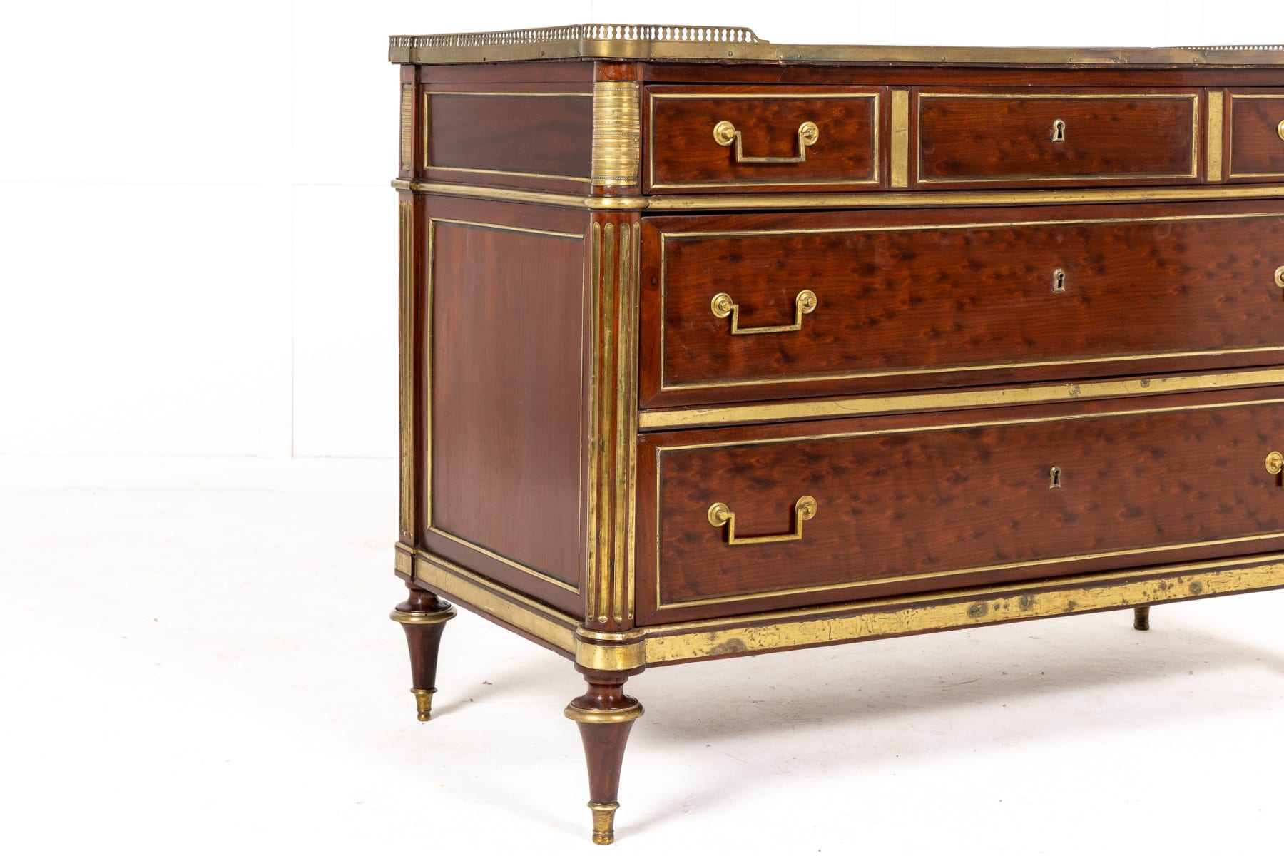 18th Century French Walnut Commode Circa 1790