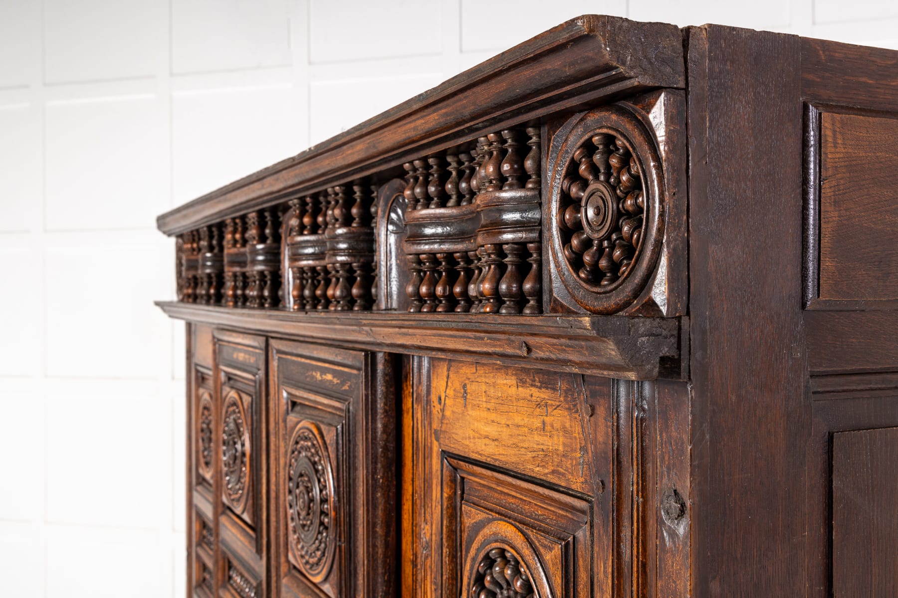 19th Century French Breton Oak Cabinet