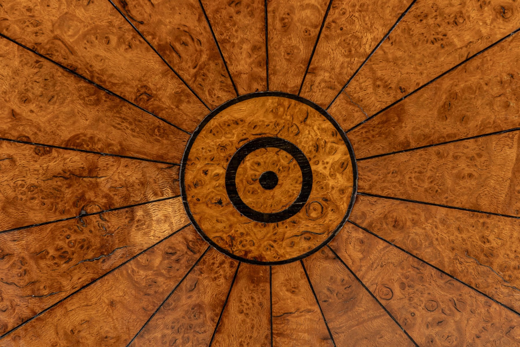 19th Century English Burr Elm Centre Table